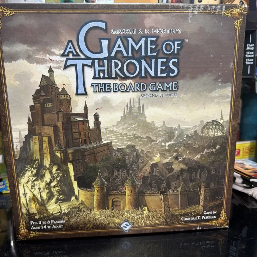 A Game of Thrones Board Game 2nd Edition Fantasy Flight Believed Complete C Pics